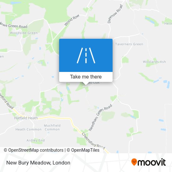 New Bury Meadow map