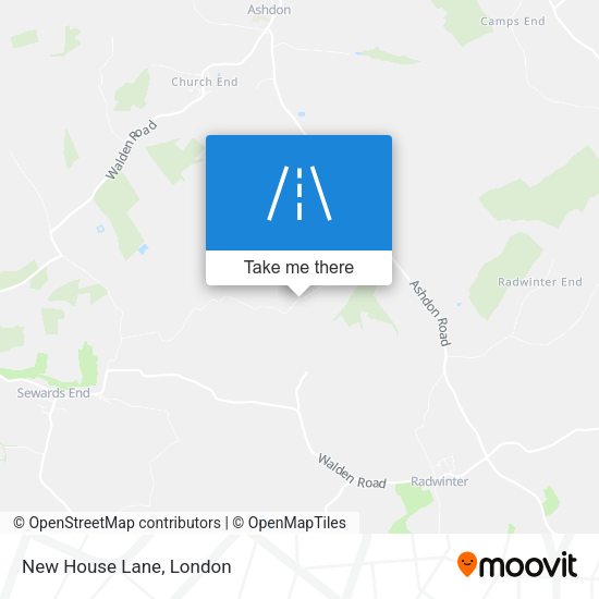 New House Lane map