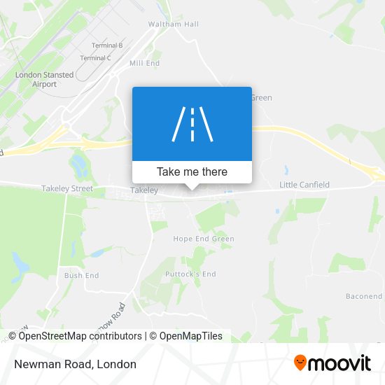 Newman Road map