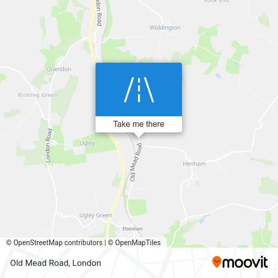 Old Mead Road map