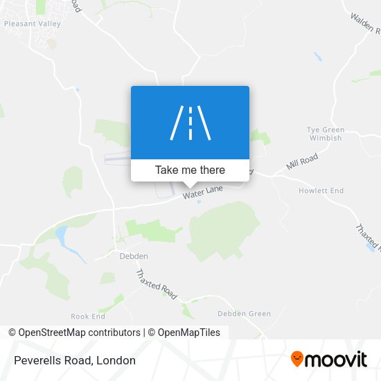 Peverells Road map