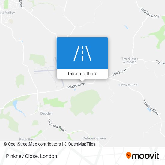 Pinkney Close map