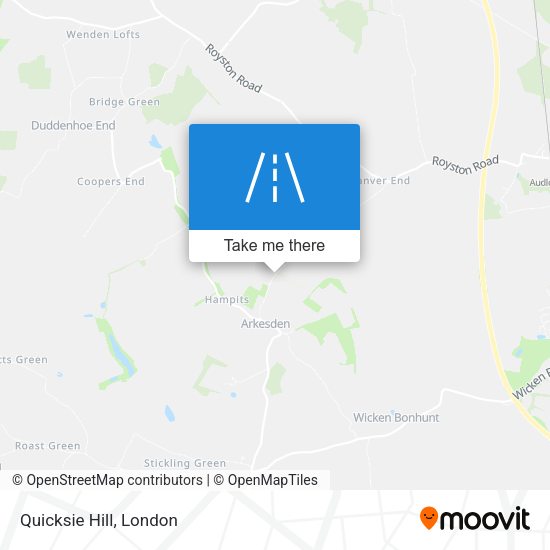 Quicksie Hill map