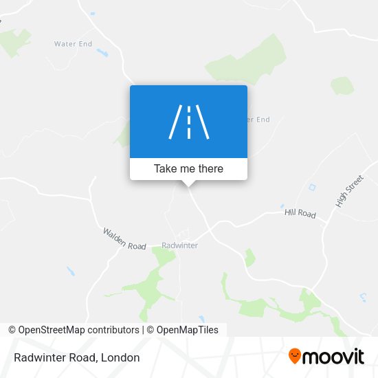 Radwinter Road map