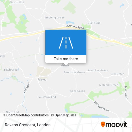 Ravens Crescent map