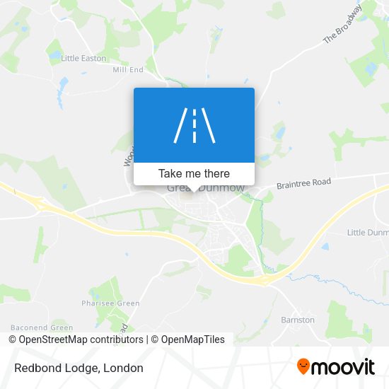 Redbond Lodge map