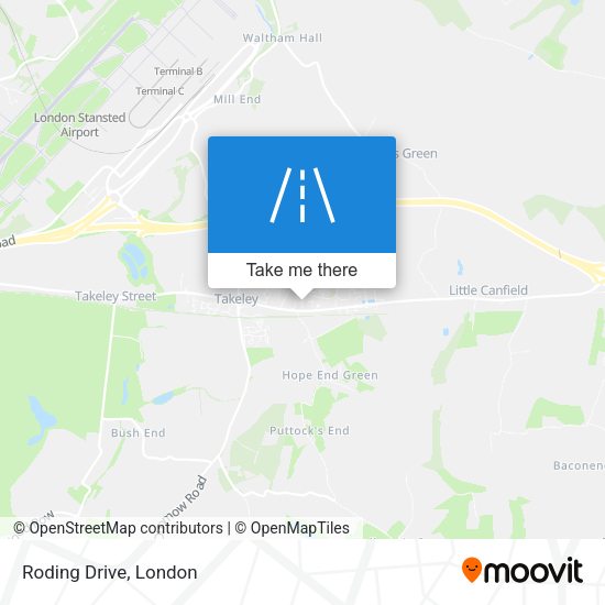 Roding Drive map