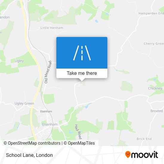 School Lane map