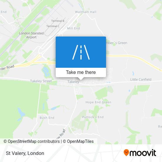 St Valery map