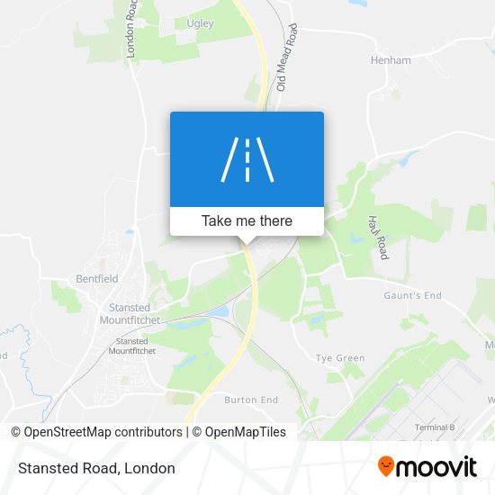 Stansted Road map