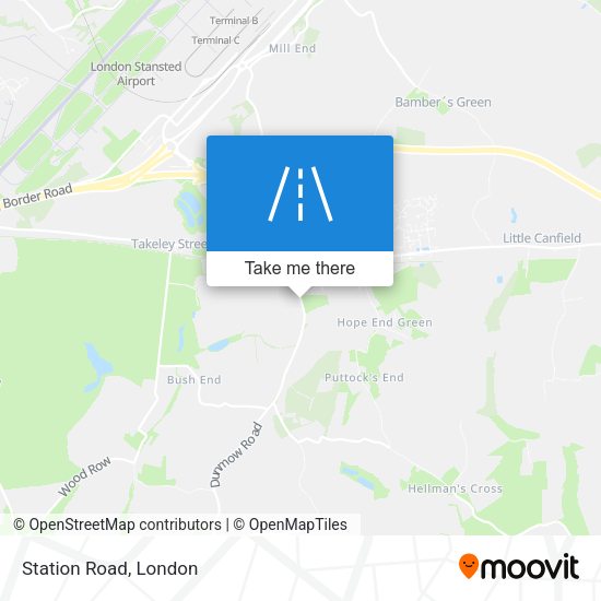 Station Road map