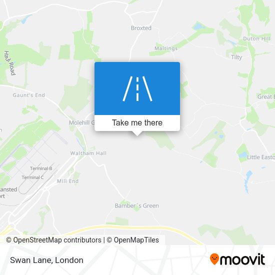 Swan Lane map