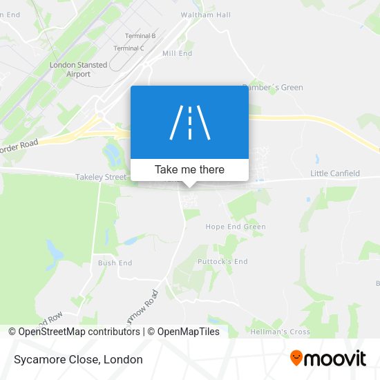 Sycamore Close map