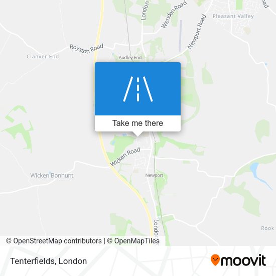 Tenterfields map