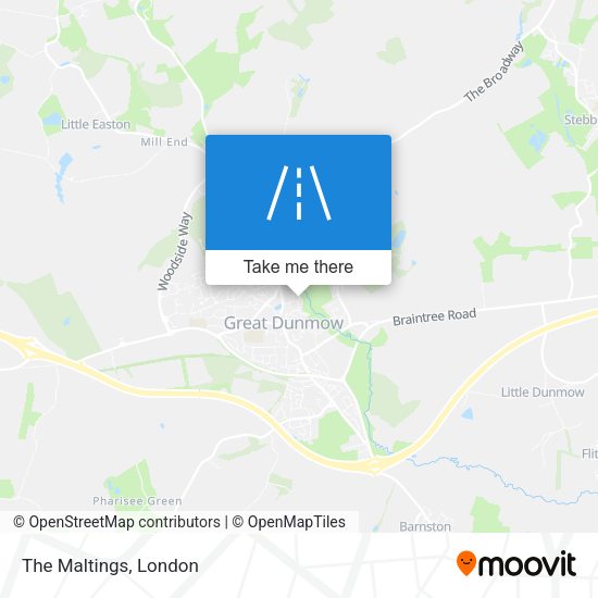 The Maltings map
