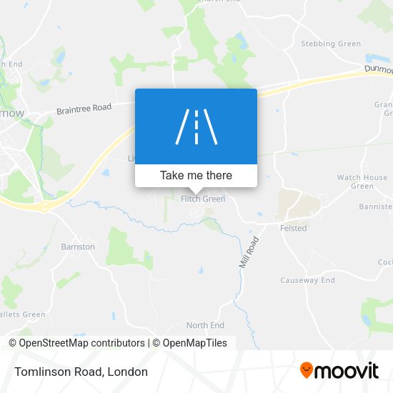 Tomlinson Road map