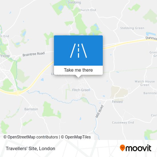 Travellers' Site map