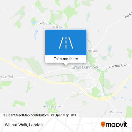 Walnut Walk map