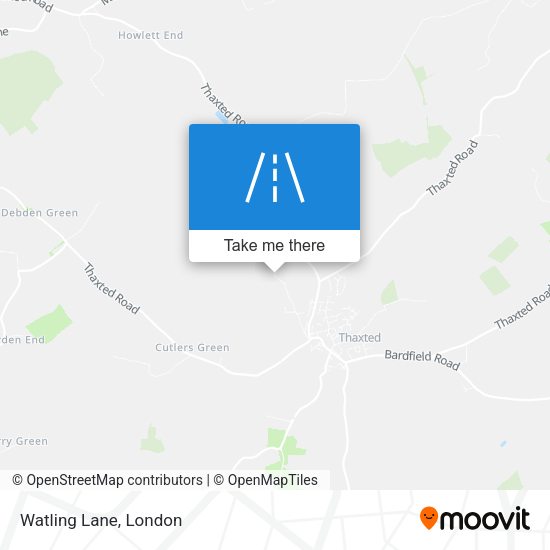 Watling Lane map