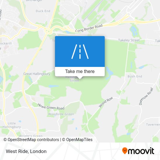 West Ride map