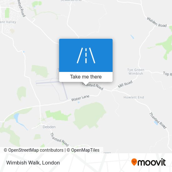 Wimbish Walk map