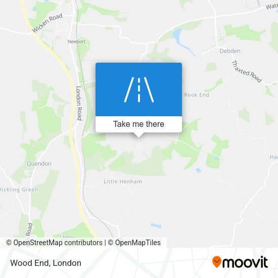 Wood End map