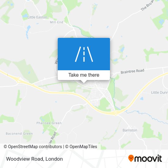 Woodview Road map
