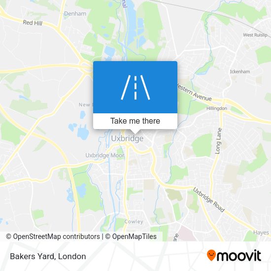 Bakers Yard map