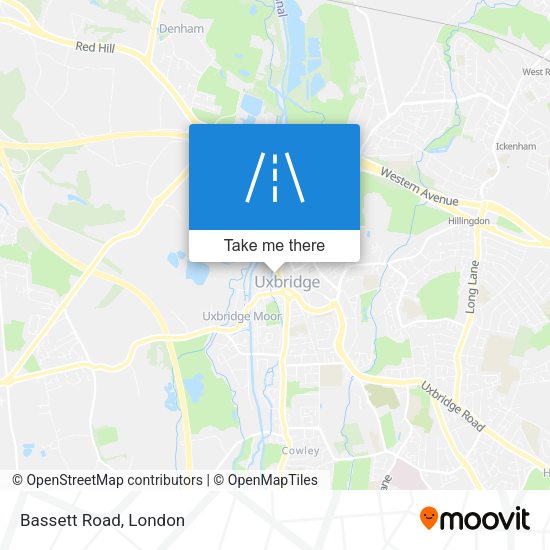Bassett Road map