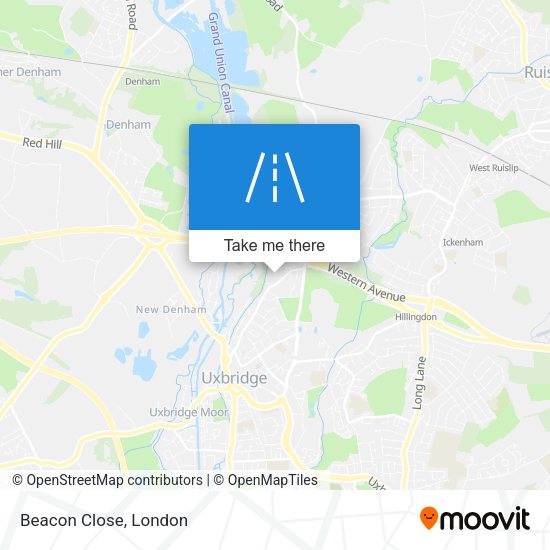 Beacon Close map