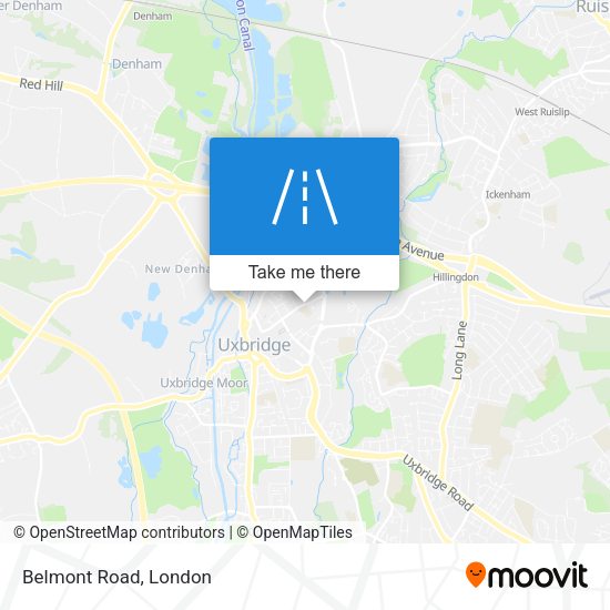 Belmont Road map