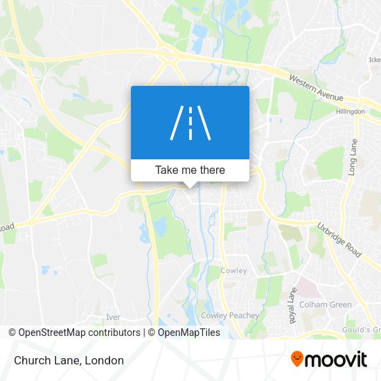 Church Lane map