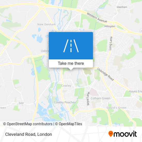 Cleveland Road map