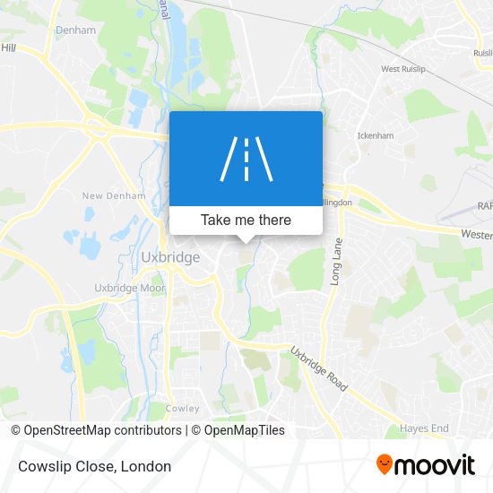 Cowslip Close map