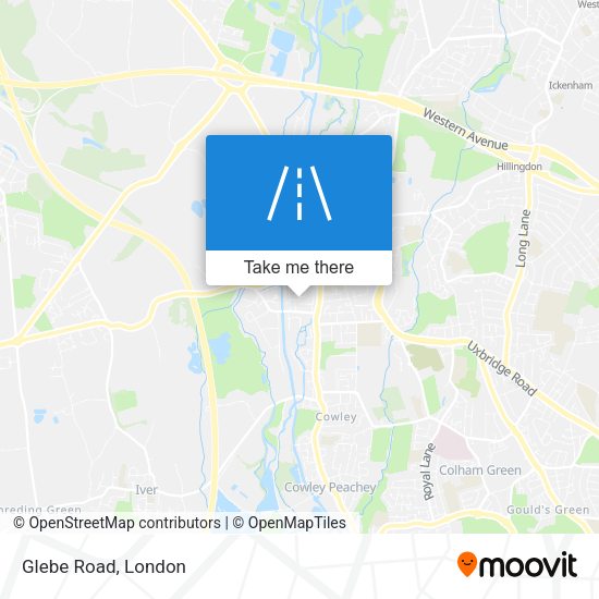 Glebe Road map