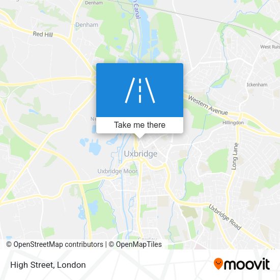 High Street map