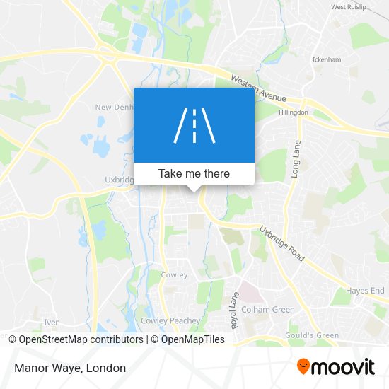 Manor Waye map