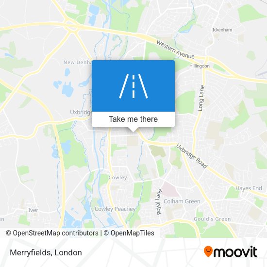 Merryfields map