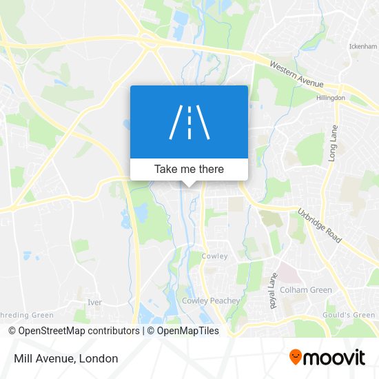 Mill Avenue map