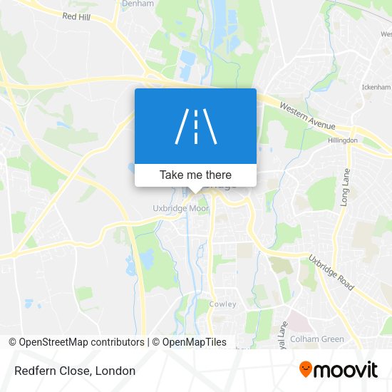 Redfern Close map