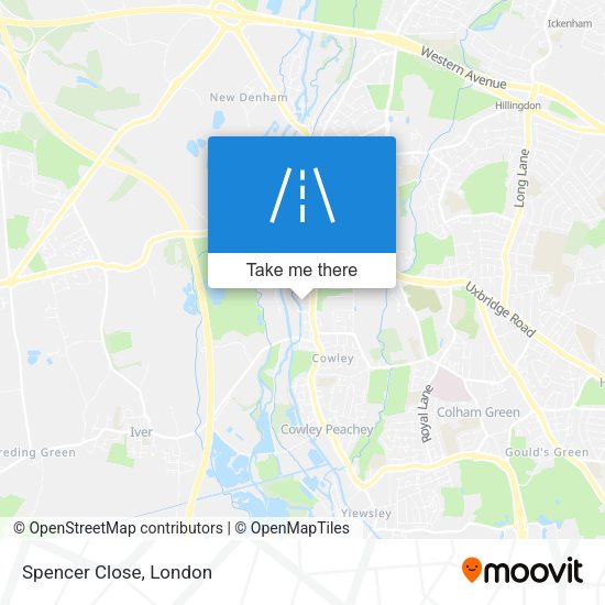 Spencer Close map