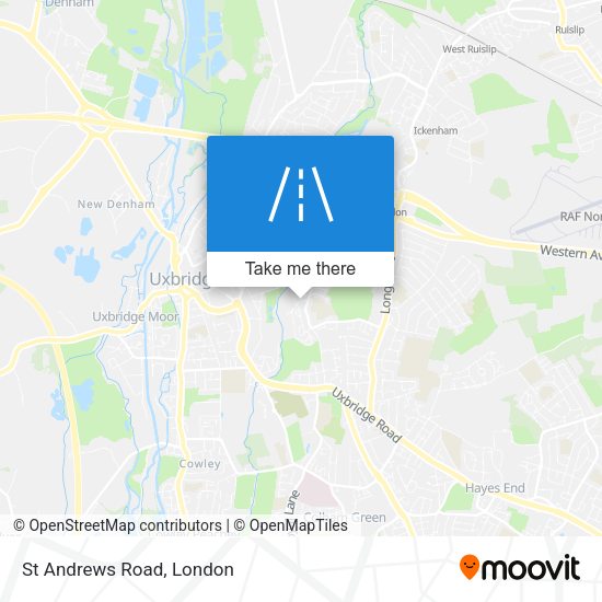St Andrews Road map