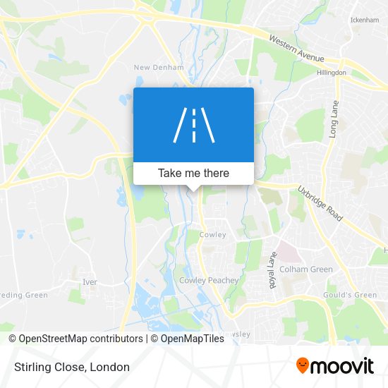 Stirling Close map