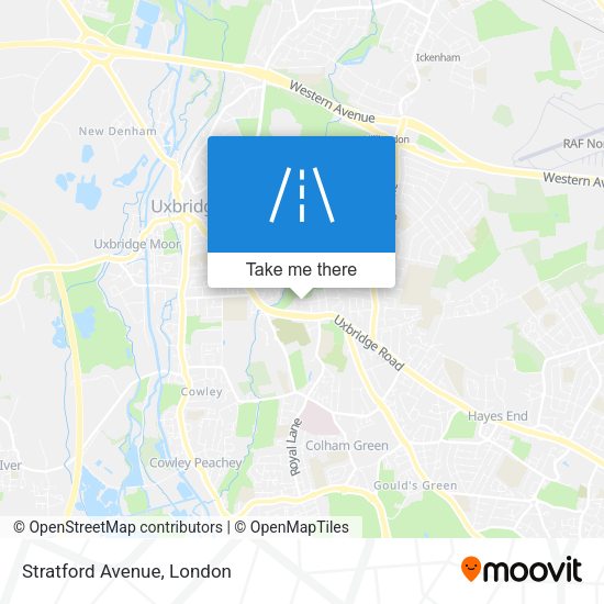 Stratford Avenue map