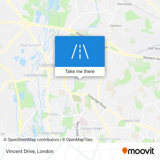 Vincent Drive map