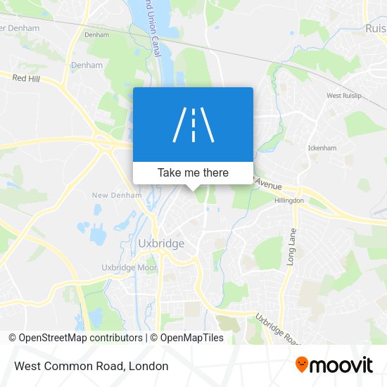 West Common Road map