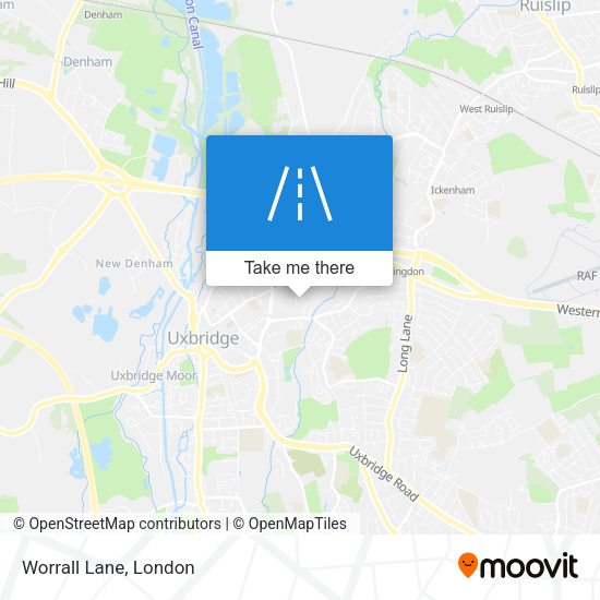 Worrall Lane map