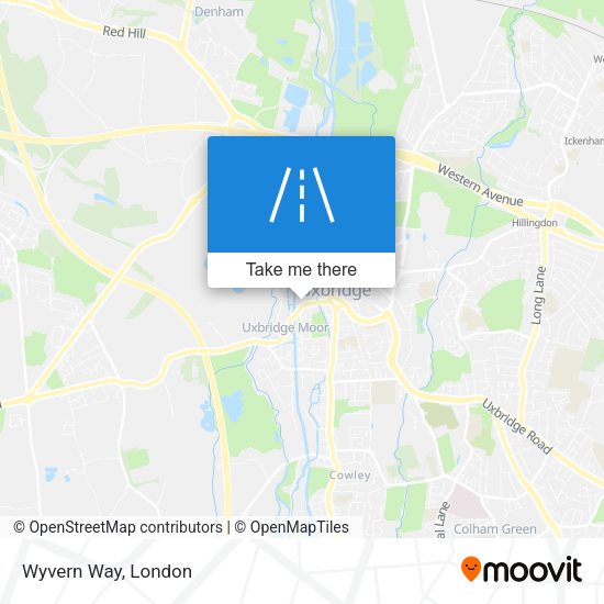 Wyvern Way map