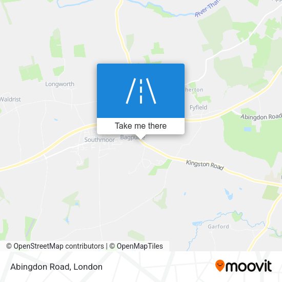 Abingdon Road map