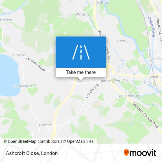 Ashcroft Close map